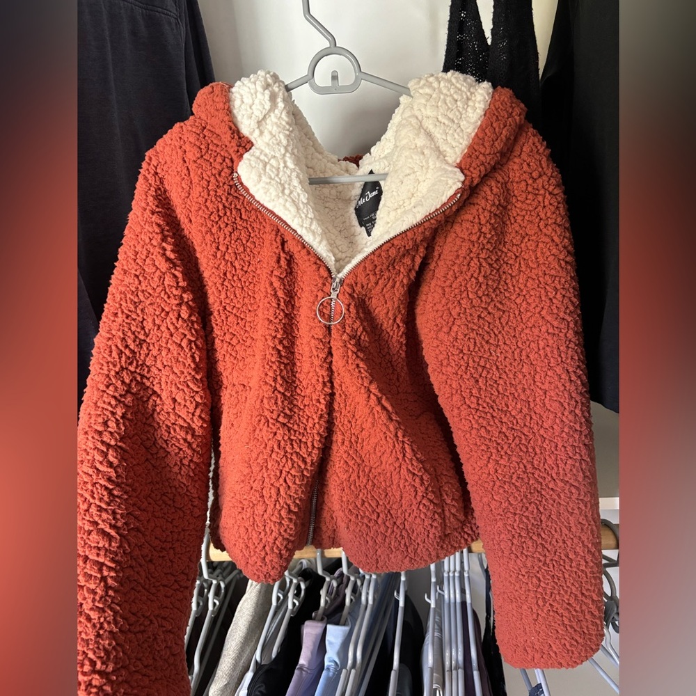Me Jane Cream Faux Fur Jacket